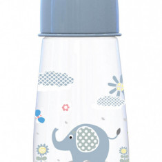 Biberon Animals 125 ml capac decorat 0 luni+ Moonlight Blue