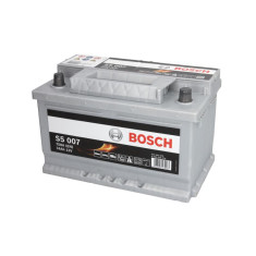 Baterie BOSCH 12V 74Ah 750A S5 (R+ Borna standard) 278x175x175 B13 - flansa montare 10.5 mm