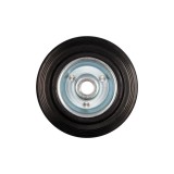 Cumpara ieftin Roata de rezerva cu rulment, din cauciuc negru 200x44 mm Vorel 87456