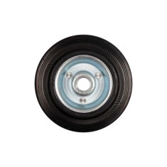 Roata de rezerva cu rulment, din cauciuc negru 100x26 mm Vorel 87452