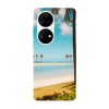 Husa compatibila cu Huawei P50 Pro model Tropical Island, Silicon, TPU, Viceversa, Transparent, Carcasa