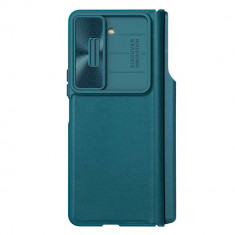 Husa Nillkin Qin Pro Leather Case compatibila cu Samsung Galaxy Z Fold 5 - Verde