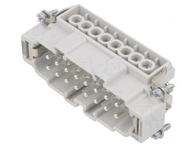 Conector HDC Tată 500V 16A 16 PIN 16PE 0,5-2,5mm2 foto