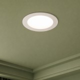 Spot LED AKTOBE rotund alb 12W, lumina rece, metal si acrilic