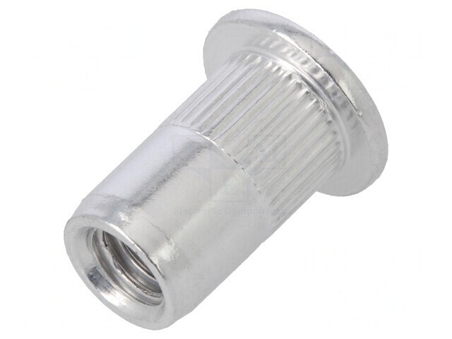 Piuliță nit M6 aluminiu 20 buc.