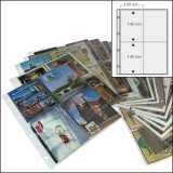 Folii pentru Carti Postale 4 buzunare de 148 x 108 mm 50 Folii
