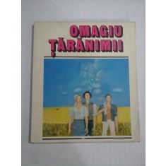 OMAGIU TARANIMII (album cu imagini din arta plastica romaneasca) - Bucuresti Editura Meridiane, 1977