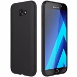 Cumpara ieftin Husa Silicon Slim Neagra Samsung Galaxy A5 2017, Anti-amprenta, Anti-alunecare