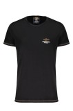 AERONAUTICA MILITARE, Tricou barbati cu aplicatie logo, negru - L