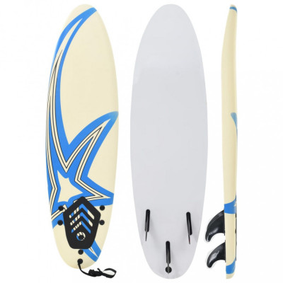 vidaXL Placă de surf, 170 cm, model stea foto
