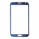 Geam Carcasa Samsung Galaxy Note 2 N7100 Albastru (Blue) Sticla Protectie Display