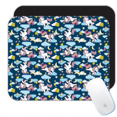 Unicorn Diamonds : Cadou Mouse pad : Decor pentru camera pentru copii Amuzant cu inima Magic Rainbow DIY foto