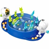 Cumpara ieftin Joc interactiv pentru copii, albastru, 19 x 7 x 11.3 cm, masa cu astronauti, 2 jucatori, mecanic, portabil, din ABS, +5 ani