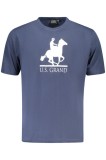 Cumpara ieftin U.S. Grand POLO Tricou barbati cu imprimeu, cu decoteu la baza gatului, bleumarin, XL