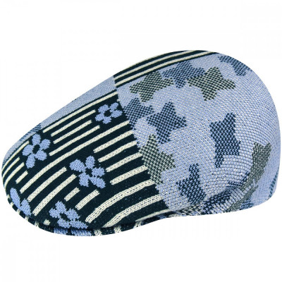 Sapca-Basca Kangol Nature Flip 504 Albastru (M) - Cod 31548046 foto