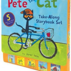 Pete the Cat Take-Along Storybook Set: 5-Book 8x8 Set