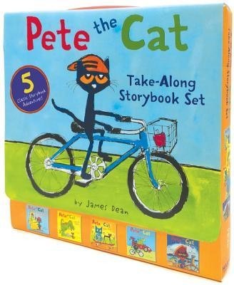 Pete the Cat Take-Along Storybook Set: 5-Book 8x8 Set foto