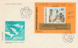 1980 Romania - FDC CSCE Madrid, colita nedantelata LP 1019
