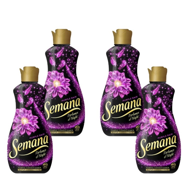 Set 4 x Semana Balsam Rufe Perfumes of Night Purple Rain 1.65L 75 Spalari