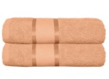 Cumpara ieftin Prosop de baie 70x130 cm, bumbac, densitate 400 g mp, Piersica