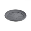 Farfurie Ghiveci Flori, Antracit, Diametru 20 cm, &Icirc;nălțime 2.8 cm, Plastic, Oem