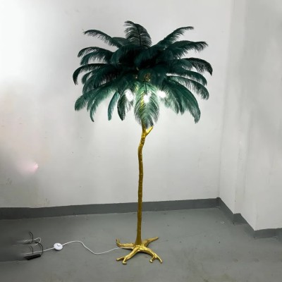 Lampadar Pene Politis 1x E27 170cm Verde Inchis ModernLight Concept foto