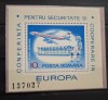 Romania MNH 1977 - CSCE Belgrad colita dantelata - LP 938, Nestampilat