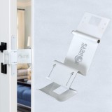 Zavor reglabil pentru usa Ownpets, otel inoxidabil, alb