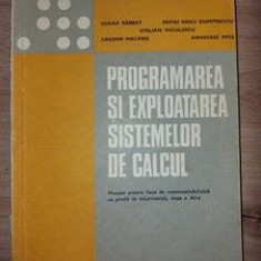 Programarea si exploatarea sistemelor de calcul Mihai Jitaru,Alexandru Teodorescu