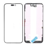 Geam cu Rama + OCA iPhone 15 Plus, Negru, Componenta Display