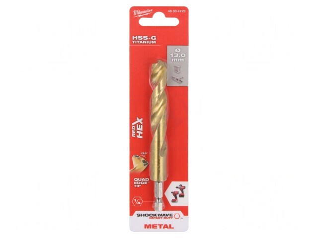 Burghiu Metal Impact 13mm Oțel Rapid HSS-G