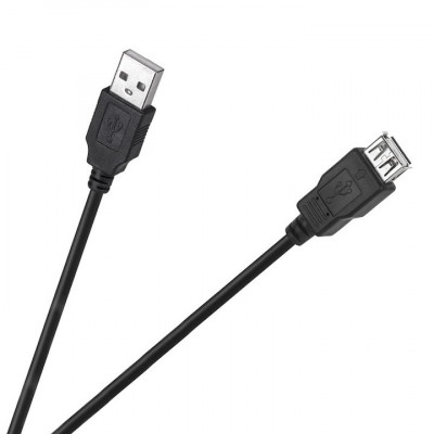 Cablu Prelungitor USB tata - USB mama, Eco-Line, Lungime 1 metru foto