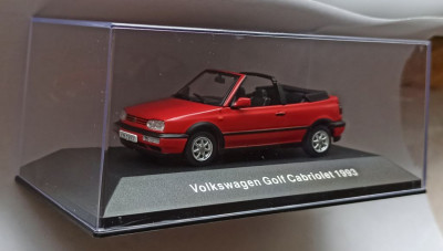 Macheta VW Golf 3 Cabriolet 1993 - IXO/Altaya 1/43 Volkswagen foto