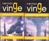 C5140N Ad&acirc;ncurile cerului de Vernor Vinge, volumul I și II, 2010, Editura Nemira 70 lei