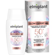 Fluid facial anti-pete pigmentare cu SPF50+ Glow Expert 4D, 50ml, Elmiplant