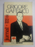 JURNAL 1940-1942 - GRIGORE GAFENCU