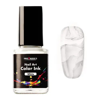 Nail art color Ink 12ml - White foto