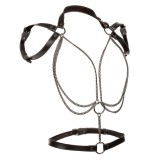 Calexotics-Euphoria Ham Halter Multi-lanț Premium-Piele Ecologica