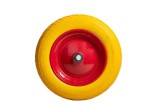 Roata roaba - spuma poliuretanica - pentru ax 14mm- 3.00-8/4.00-8 PowerTool TopQuality