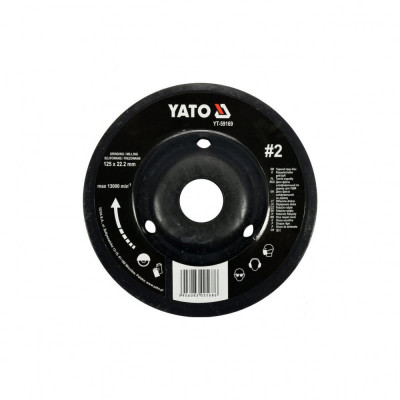 Disc raspel pentru lemn depresat 125 x 22.2 mm nr. 2 Yato YT-59169 foto