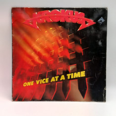 KROKUS One Vice At The Time 1982 vinyl hard rock