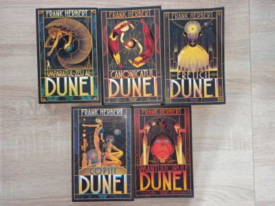 FRANK HERBERT - DUNE , 5 VOLUME *** 2012 foto