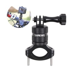 Suport rotativ Surewo montare ghidon bicicleta pentru camere de actiune GoPro Hero 13,12,11,10,9,8,7,6, Session, DJI Osmo, AKASO, YI, Campark si altel