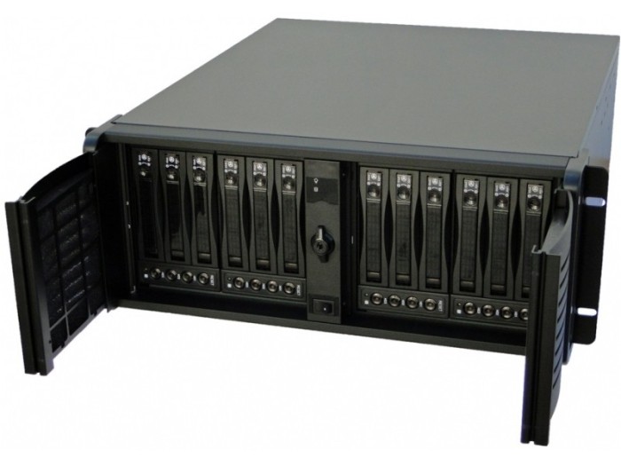 NVR Polvision PV-RPNVR32/32, 32 de camere IP @ 5MP, Pana la 33TB stocare, suporta 11 HDD 3.5&quot;, Windows Embedded Standard 7, i7 gen 3, 8GB DDR, Fara HD