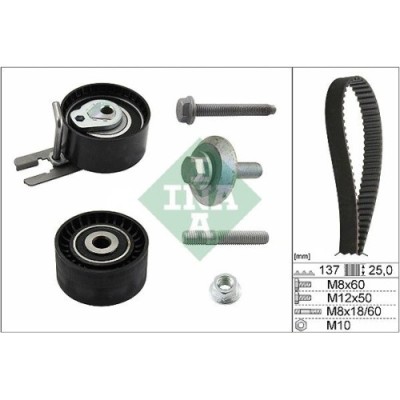 Kit curea distributie Volvo V70, V50, S40, S80, C30, Suzuki Sx4, Peugeot Partner, Expert, 5008, 407, 308, 307, 3008, 207, 206, 1007, Mini, Ford foto