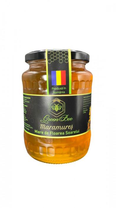 Miere de floarea soarelui, 950G, Green Bee Maramures