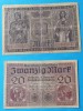 Bancnota veche - Germania 20 Mark 1918 - circulata in stare buna