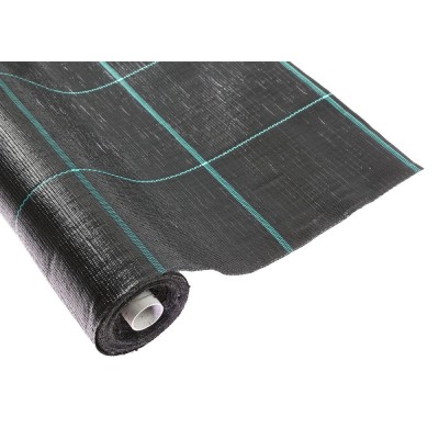Plasa antiburuieni, Agrojutex, textil, negru, 1.6 x 20 m foto