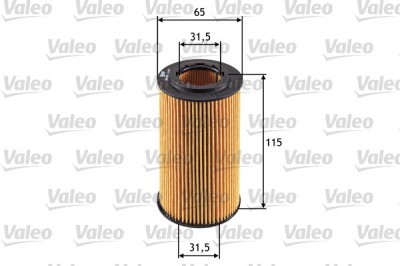 VALEO 586550 Filtru ulei foto