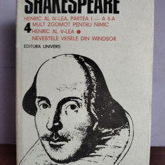 Shakespeare – Opere, vol.4, editie critica